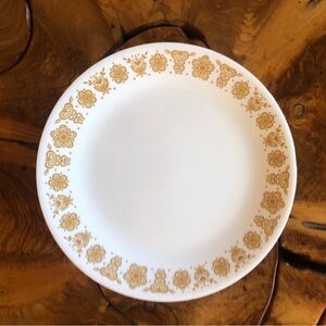 Vintage Corelle Butterfly Gold Large Dinner Plates Set of 6